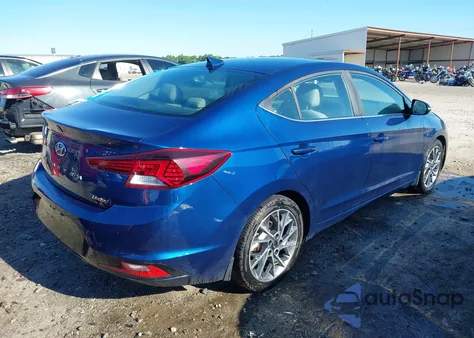 2020 Hyundai Elantra Limited from USA, damaged, VIN 5NPD84LFXLH566501